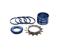 Kit single speed reverse pignon 13 dents bleu fonce