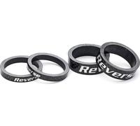 REVERSE Components Kit d'Entretoises en Carbone 1 1/8" noir