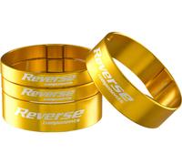 REVERSE Components Kit d'Entretoises Ultra-Light 1 1/8" jaune
