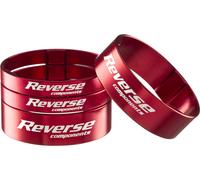 REVERSE Components Kit d'Entretoises Ultra-Light 1 1/8" rouge