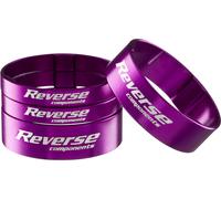 REVERSE Components Kit d'Entretoises Ultra-Light 1 1/8" violet