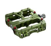 Reverse Pédales VTT Escape Plat Paire Argenté/Vert