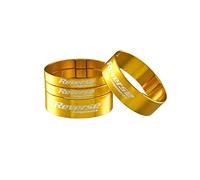 Reverse Fourche Spacer Set Ultra Light Aluminium 1 1/8 Or