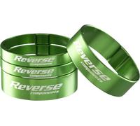 Reverse Jeu De Spacers Alu SCS 1 1/8'' 2x 5mm 2x 10mm Vert Clair