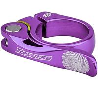 REVERSE Long Life Collier de serrage de selle avec serrage rapide 34.9 mm Violet