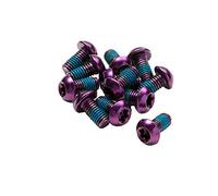 Reverse Lot de 12 vis de fixation pour disques de frein - M5 x 10 mm - Violet