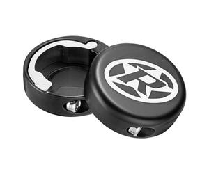 REVERSE Poignée Embouts fermé Lot de 2 Noir