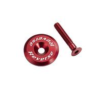 Reverse Bouchon de direction rouge en aluminium avec vis