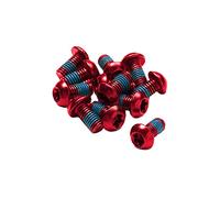 Reverse Rouge Jeu de boulons de Rotor disque-12 pièces Femmes, M5x10
