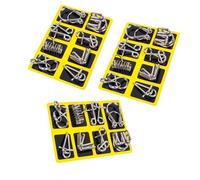 Reverse Thinking Metal Puzzle Ring Set for Kids & Adults, Educational Logic Game Gifts 2026 (A * 3 pcs)