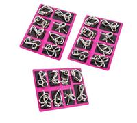 Reverse Thinking Metal Puzzle Ring Set for Kids & Adults, Educational Logic Game Gifts 2026 (B * 3 pcs)