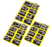 Reverse Thinking Puzzles, Brain Teaser Puzzles Metal Game for Adults, Physics Mind Metal Puzzles Unlock Interlock Game for Youth, Office Workers, Seniors (CC)