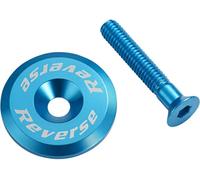 Reverse Vélo MTB Électrique Aluminium Steuersatzkappe + Vis M6x32 Bleu Clair