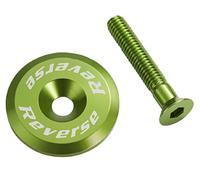 Reverse Vélo Potence Ahead Aluminium Steuersatzkappe + Vis M6x32 Vert Clair