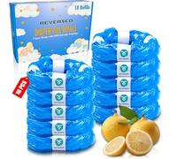 REVERSED Lot de 10 recharges pour poubelle à couches, compatibles avec Tommee Tippee Twist & Click, Sangenic & Angelcare, film 7 couches EVOH & PEHD avec parfum citron, indéchirable et sans odeur