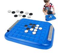 Reversi Jeu De Société - Jeu De Stratégie Classique, Jeu De Société Interactif Noir Et Blanc, Jeu De Stratégie Léger, Jeu Amusant En Famille À 2 Joueurs, Jeu De Société Familial Pour Cultiver La Pensé