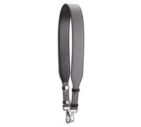 Réversible 84CM de Long Bandoulière Large Réglable en Cuir Microfibre Accessoires de Sac pour Femme Sangle de Sac Fermoir Argent Sangle Diagonale Bandoulière Grise