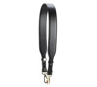 Réversible 84CM de Long Réglable Large Bandoulière Microfibre Cuir Femme Sac Accessoires Sac Sangle Ou Fermoir Sangle Diagonale Bandoulière Noire