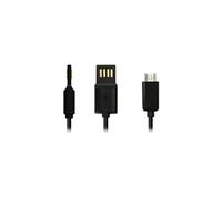 Reverso - Câble USB - Micro-USB de type B (M) pour USB (M) - 1 m - connecteur A réversible - noir
