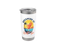 Rêves de Koh Tao Gobelet isotherme en acier inoxydable double paroi