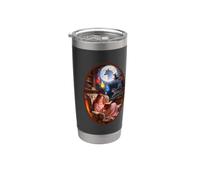 Rêves d'hiver douillets Gobelet isotherme en acier inoxydable double paroi