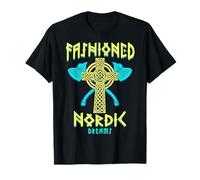 Rêves Nordiques Mythes Runiques et Haches Vikings T-Shirt