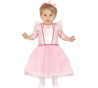 Rêves vestimentaires Princesse Rosa Baby Outfit Couronne serre-tête Fées Fête de carnaval Royals Mode enfants, Taille : 92/98 Couleur : Rose