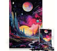 Rêves vibrants Puzzle de 1000 pièces pour Adolescents Stratégie, Réflexion, Évasion sereine, Découpe Nette, Réflexion Noël (38x26cm)