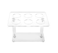 Revêtement à 6 trous | Compteur élégant, support de gâteau pour la crème glacée, rouleau, bonbons, cacahuètes, frites révèle votre nourriture d'une nouvelle manière. Il semble imprimer Show Your Food