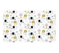 Revêtement adhésif rouleau enfant animaux africains H60 x L100 cm
