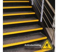 Revêtement antidérapant universel | Rouleaux | jaune | 100 mm x 18,3 m