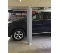 Revêtement autocollant for poteau de garage, poteau de sous-sol, poteau de basket-ball carré extérieur 15 x 15 cm, 12 x 15 cm, tapis de remplacement for terrain (rouge, 30 x 30 cm)(Gray,2"x2" (5x5cm))