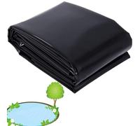 Revêtement Bâche pour Étang Extérieur Film D'étanchéIté Membrane De Bassin 0.2mm Epaisseur Liner De Bassin en HDPE Robuste pour Jardins d'eau Cascades Flexible Doublure(6x9m)