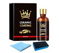 Revêtement Céramique Générique | 50 Ml De Voiture Longue Durée Haute Brillance, Agent De Revêtement En Céramique Hydrophobe, Pour Automobile RV SUV Berline Camion Peinture Verre Roue Pare-brise