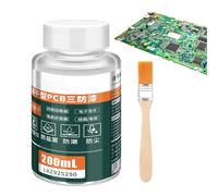 Revêtement conforme - 200 ml imperméable à séchage rapide | Mastic isolant transparent pour circuits imprimés, scellant pour téléphones portables, ordinateurs, réparation de lampes LED, atelier de tab