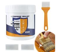 Revêtement d’étanchéité transparent - Masse d’étanchéité invisible et protection contre les fuites pour toiture, toilettes, carreaux, salle de bain, carreaux, murs | Intérieur/extérieur | Séchage