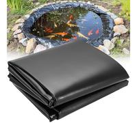 Revêtement de bassin à poissons robuste 0,12 mm - Sous-couche pliable et film d'étanchéité pour jardins d'eau, ruisseaux, fontaines - Disponible en 1 x 6 m, 2 x 5 m, 3 x 4 m, 8 x 10 m, 7 x 12 m