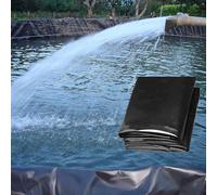 Revêtement de Bassin en PEHD, Facile à découper et résistant aux Perforations, for fontaines, Cascades, bassins d'aquaculture de Poissons koï(5x5m)