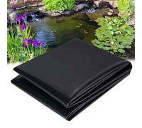 Revêtement de bassin en polyéthylène haute densité noir de 5 mm (1 x 6 m à 4 x 10 m) - Sous-couche facile à couper pour cascades et étangs extérieurs - Solution d'étanchéité robuste