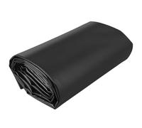 Revêtement de bassin étanche en PEHD noir robuste 2 x 4 x 5 m 6 x 8 m sous-couche pour toiture de piscine, bâche de jardin (2 x 8 m)
