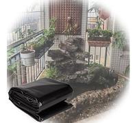 Revêtement De Bassin Liner De Bassin en HDPE Robuste Fish Pond Preformed Liner 0.12mm Epaisseur Membrane Flexible Et Imperméable pour Fontaine Cascade Jardins Aquatiques(9x9m)