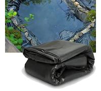 Revêtement de bassin robuste de 0,3 mm d'épaisseur, 8 x 10 m, en polyéthylène haute densité résistant aux déchirures pour l'eau de jardin, caractéristiques de cascade de jardin, matériau durable de