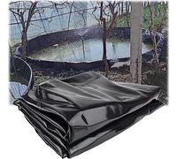 Revêtement de bassin robuste - Membrane géotextile flexible pour bassins de jardin, fontaines d'eau, réservoirs, ruisseaux et fontaines - Sous-couche noire pour une protection durable