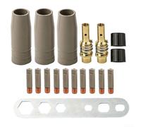 Revêtement de buse de pulvérisation sans air compatible avec les systèmes 15AK contenant 3 buses, 2 supports, 10 embouts, 2 isolateurs et 1 clé pour une utilisation de routine