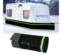 Revêtement de caravane, revêtement de caravane facile à installer, jupes pneumatiques isolées • Kits de revêtement de caravane résistant au vent et à la neige pour le camping d'hiver et le rangement