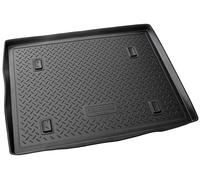 Recambo Tapis de coffre en caoutchouc de qualité supérieure pour Renault Kangoo I, 5 places, année de construction 1997-2009, sur mesure avec rebord