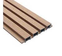 Revêtement de façade WPC HOME DELUXE DUVAR - 50 m² - Teck