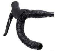 Revêtement de guidon de vélo de route avec motif nid d'abeille pour une texture améliorée et un mouvement contrôlé de la main (noir)