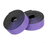 Revêtement de guidon en EVA pour vélos de route soutenant une rétention dynamique de la poignée et une compression minimale, installation répétée (violet)