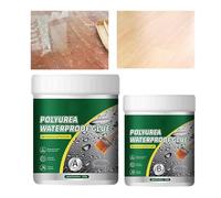 Revêtement De La Cristalline - 2x Scellant Transparent Transparent, Réparation Isolante | Agent De Protection Des Murs Du Toit, Revêtement De Prévention Des Fuites Pour Les Tâches De Ext